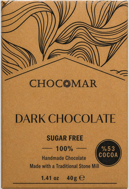 VEGAN SUGAR FREE BİTTER CHOCOLATE ( 40G  1,41 OZ )